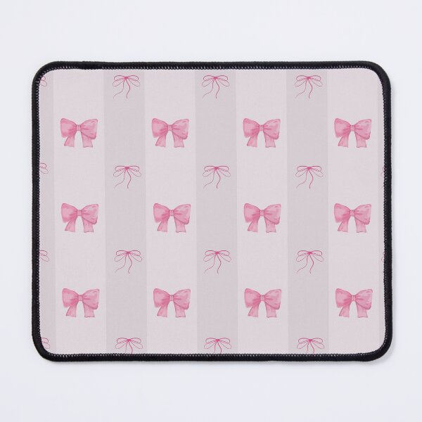 Item preview, Coquette Pink Bow Aesthetic Pattern- Dusty Rose Background designed and sold by Nanobloom.