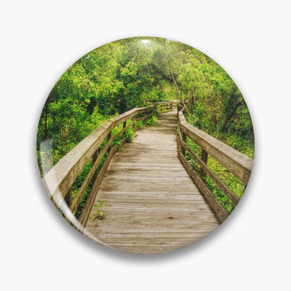Item preview, Wooden Boardwalk Through Lush Greenery designed and sold by LeonidasBratini.