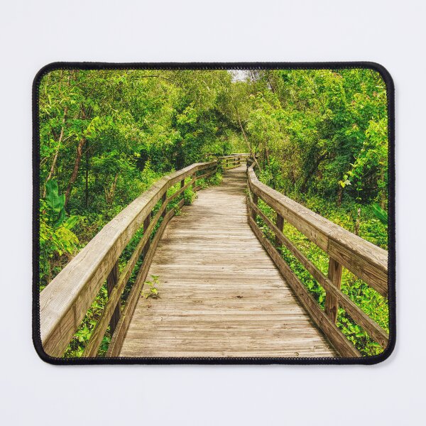 Item preview, Wooden Boardwalk Through Lush Greenery designed and sold by LeonidasBratini.