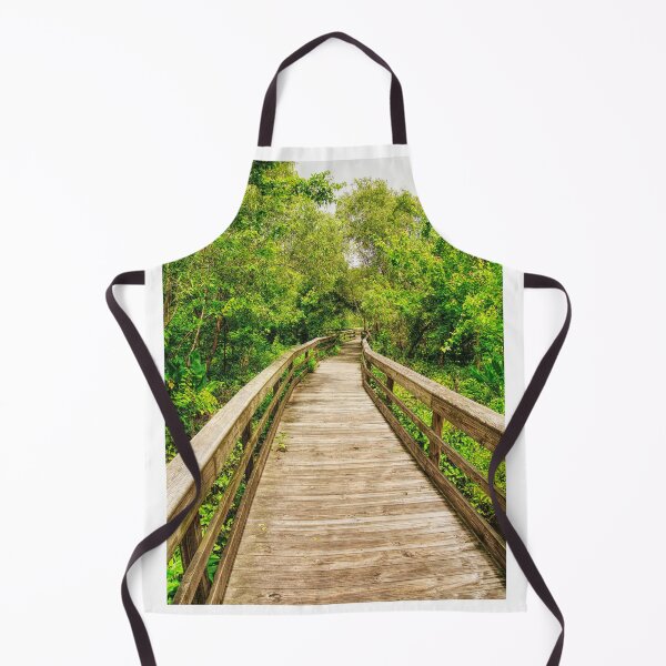Item preview, Wooden Boardwalk Through Lush Greenery designed and sold by LeonidasBratini.