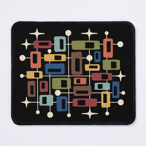 Item preview, Mid Century Modern Cosmic Abstract Geometric Pattern designed and sold by tonymagnerart.