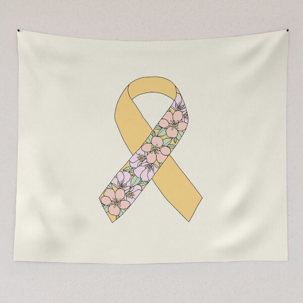 Item preview, Minimalistic yellow ribbon designed and sold by Pamelarts.