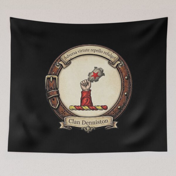 Item preview, Clan Denniston Crest designed and sold by BagTown Clans.