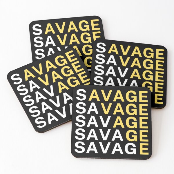 Item preview, Modern Savage Typography Abstract Layout designed and sold by PACS0011.