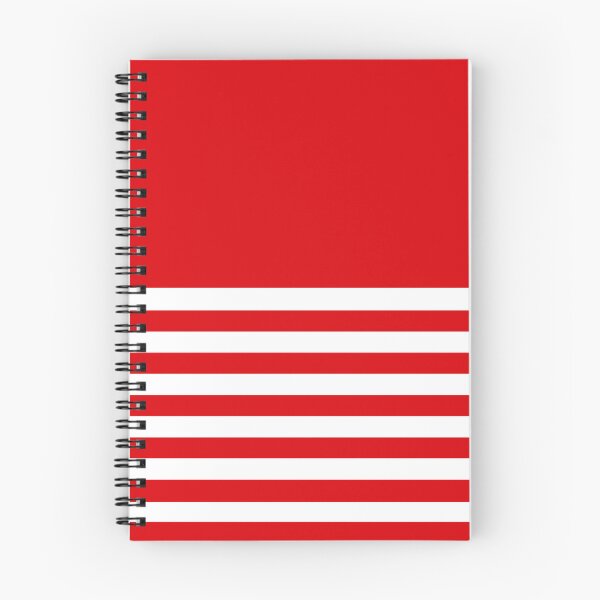 Item preview, RED and WHITE HALF BLOCK STRIPES designed and sold by RachelMacht.