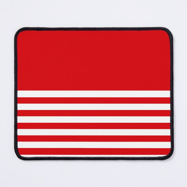 Item preview, RED and WHITE HALF BLOCK STRIPES designed and sold by RachelMacht.
