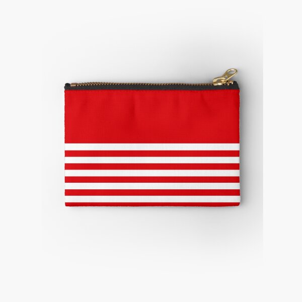 Item preview, RED and WHITE HALF BLOCK STRIPES designed and sold by RachelMacht.