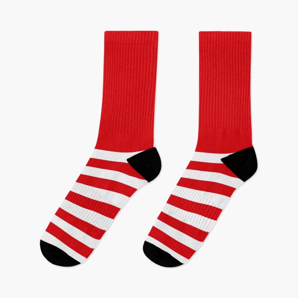 Item preview, RED and WHITE HALF BLOCK STRIPES designed and sold by RachelMacht.