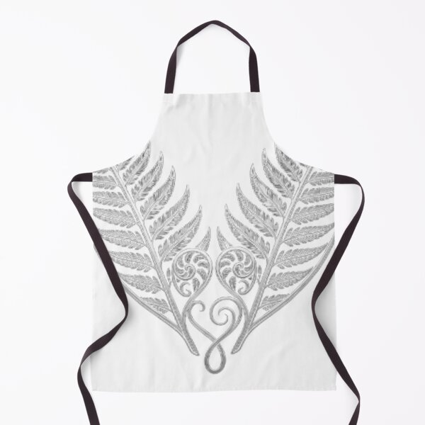Item preview, Isolated Metallic Silver Symmetrical Fern Mandella (Transparent Background) designed and sold by NoriudaR.