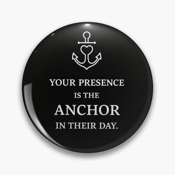Item preview, Your Presence Is The Anchor In Their Day – Teacher & TA Emotional Support Minimalist Print designed and sold by The Silent TA.