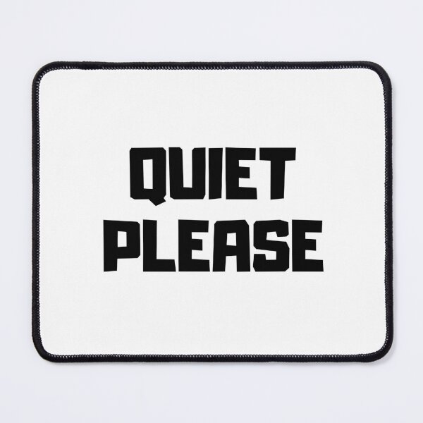 Item preview, Quiet Please-Minimal Typography Design designed and sold by DomKo10.
