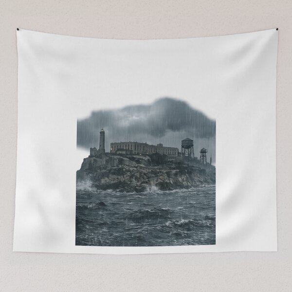 Item preview, Prison on the Abandoned Island - Stormy Landscape designed and sold by NextNoob485.