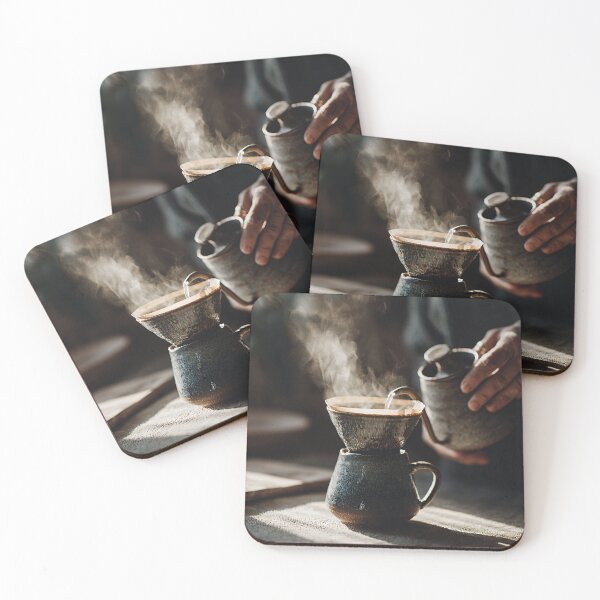Item preview, Steaming Hand-Poured Ceramic Pour-Over Coffee designed and sold by EK-World.