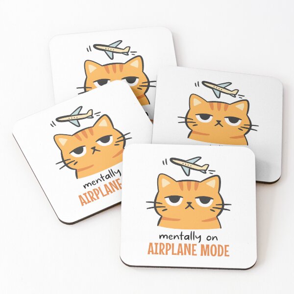 Artikelvorschau, Geistig im Flugmodus, Katze entworfen und verkauft von CHERRY--SHOP.