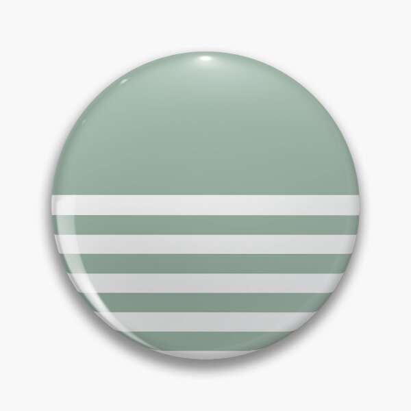 Item preview, MUTED GREEN and WHITE HALF BLOCK STRIPES designed and sold by RachelMacht.