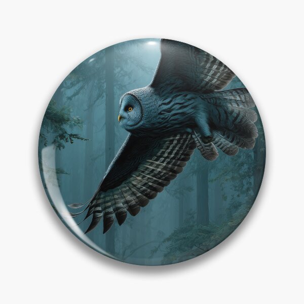 Item preview, Shadow Flight Owl in Deep Forest designed and sold by Erika Kaisersot.