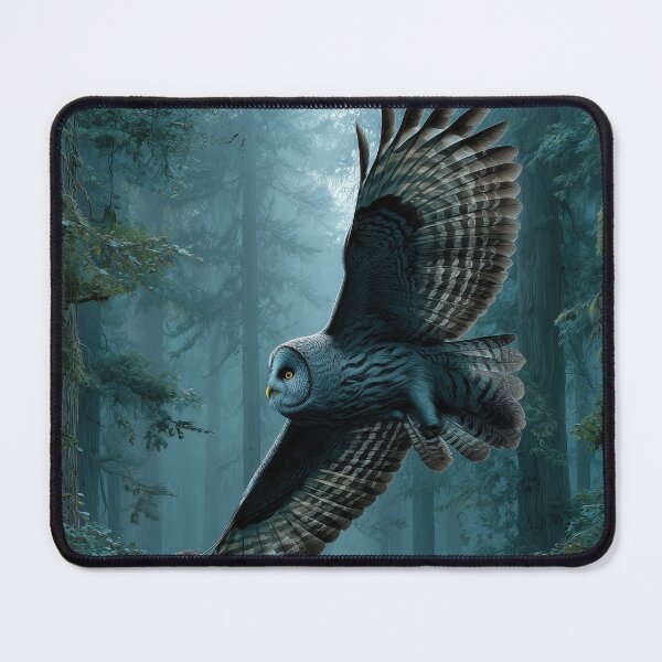 Item preview, Shadow Flight Owl in Deep Forest designed and sold by Erika Kaisersot.