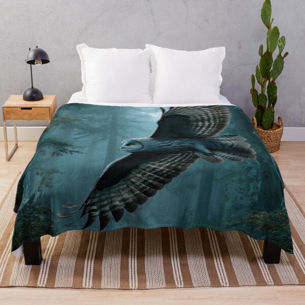 Item preview, Shadow Flight Owl in Deep Forest designed and sold by Erika Kaisersot.