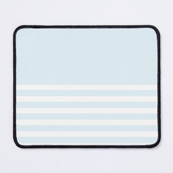 Item preview, PALE BLUE and WHITE HALF BLOCK STRIPES designed and sold by RachelMacht.