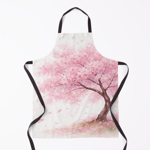 Item preview, Minimal Cherry Blossom Tree – Sakura Wind Petals Watercolor Art designed and sold by DrizzyV.
