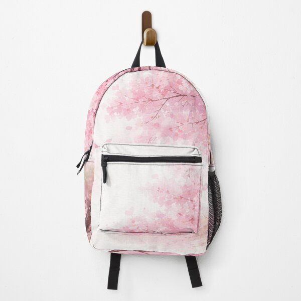 Item preview, Minimal Cherry Blossom Tree – Sakura Wind Petals Watercolor Art designed and sold by DrizzyV.