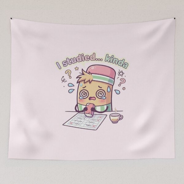 Item preview, I Studied Kinda Kawaii Design designed and sold by DesignNovaCo.