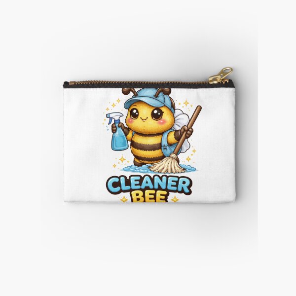 Item preview, Cleaner Bee – Cute Kawaii Cleaning Bee Design | Busy Cleaning Bee, Funny Cleaner Gift, Cleaning Lover Aesthetic designed and sold by PurpleJelly.