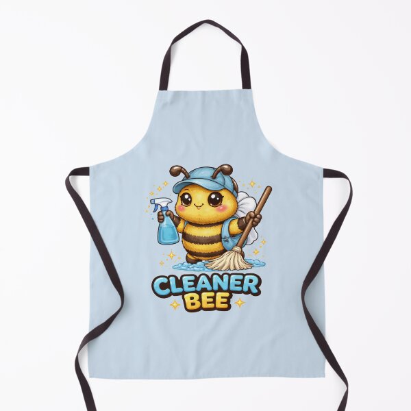 Item preview, Cleaner Bee – Cute Kawaii Cleaning Bee Design | Busy Cleaning Bee, Funny Cleaner Gift, Cleaning Lover Aesthetic designed and sold by PurpleJelly.