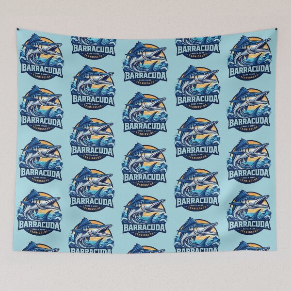 Item preview, Barracuda – Ocean Power Emblem designed and sold by Dogandesighn.