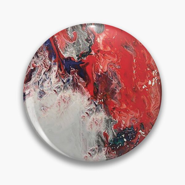 Item preview, Abstract Explosion Ocean Painting Fluid Acrylic Pour Art designed and sold by TheMarketplaceworld.