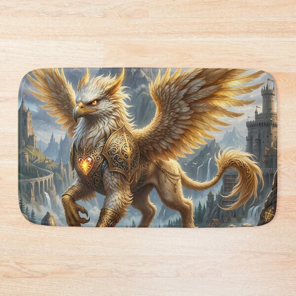 Item preview, Golden Gryphon - Medieval Fantasy Art designed and sold by Lucid Dream Pixel.