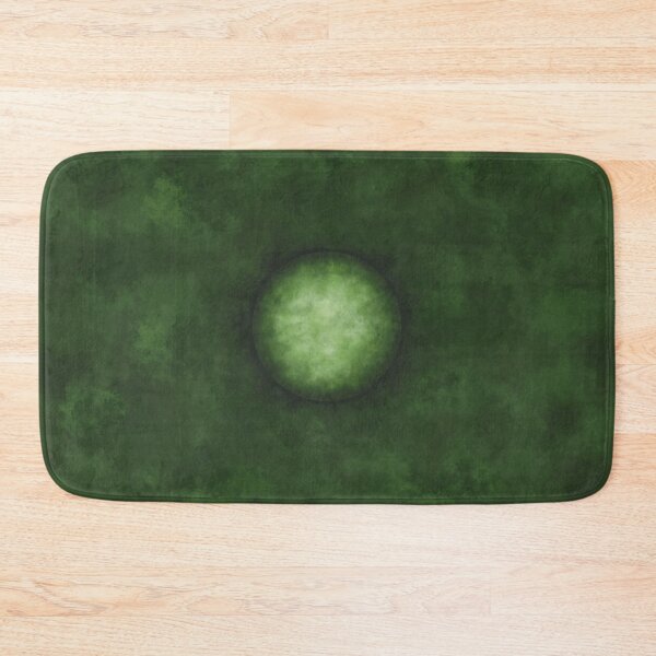 Item preview, Planet in the center of a green cloudy background designed and sold by Cherevan.