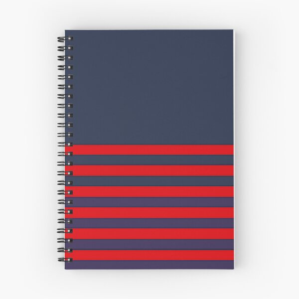 Item preview, NAVY BLUE and RED and NAVY HALF BLOCK STRIPES designed and sold by RachelMacht.