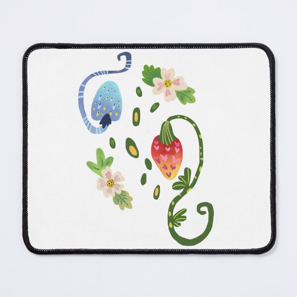 Item preview, Magical Garden Berries and Fairy Blooms Illustration designed and sold by FaliushART.