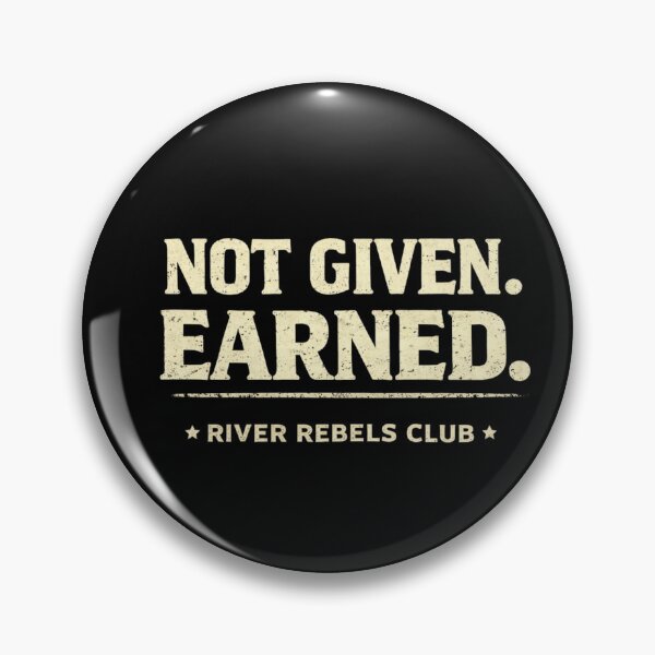 Item preview, Not Given Earned Shirt – Work Ethic Motivation Tee, Blue Collar Graphic, Built Different Mindset, River Rebels Club Design designed and sold by WildWonderfulWear.