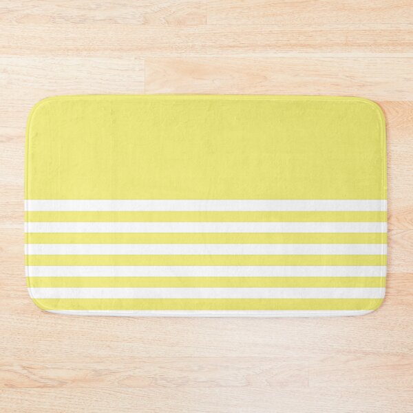 Item preview, YELLOW and WHITE HALF BLOCK STRIPES designed and sold by RachelMacht.
