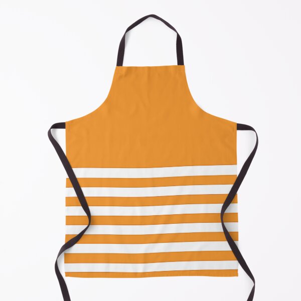 Item preview, ORANGE and WHITE HALF BLOCK STRIPES designed and sold by RachelMacht.