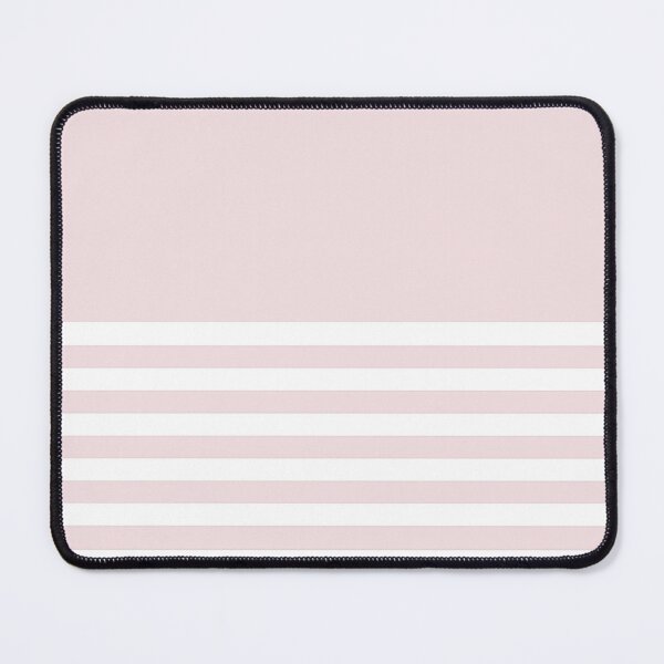 Item preview, PALE PINK and WHITE HALF BLOCK STRIPES designed and sold by RachelMacht.