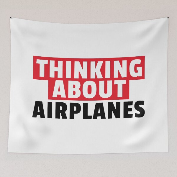 Item preview, Thinking About Airplanes designed and sold by MaryAller.
