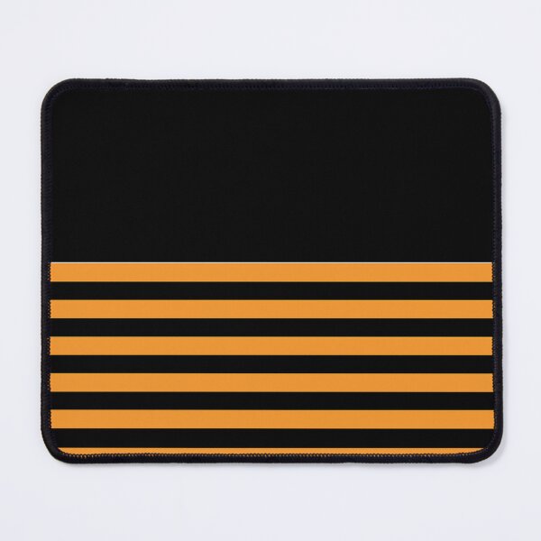 Item preview, ORANGE and BLACK HALF BLOCK STRIPES designed and sold by RachelMacht.