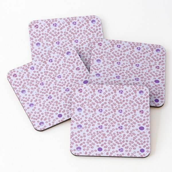 Item preview, Blood smear under the microscope - Hematology art designed and sold by JohnWar.