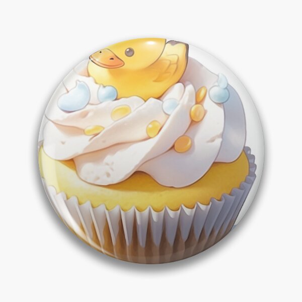 Item preview, Rubber Ducky Cupcake Sticker designed and sold by Solace Sparkles.