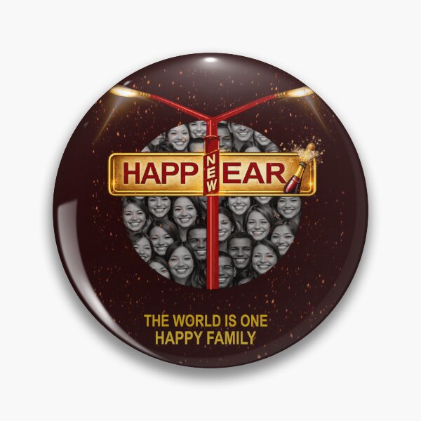 Item preview, Happy New Year Unity Design – The World Is One Family designed and sold by LeelaWorks.org.