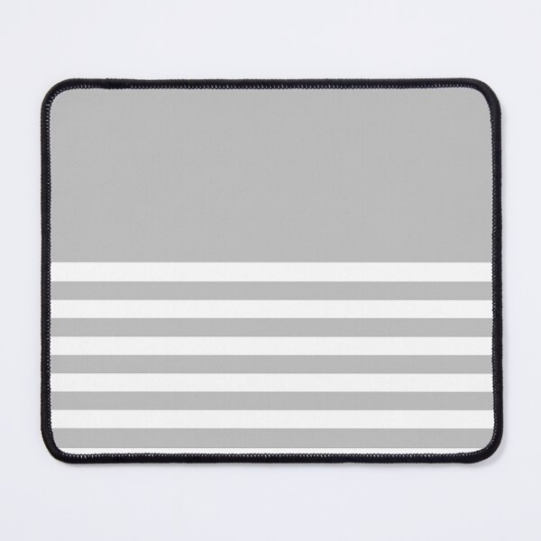 Item preview, SILVER GREY and WHITE HALF BLOCK STRIPES designed and sold by RachelMacht.