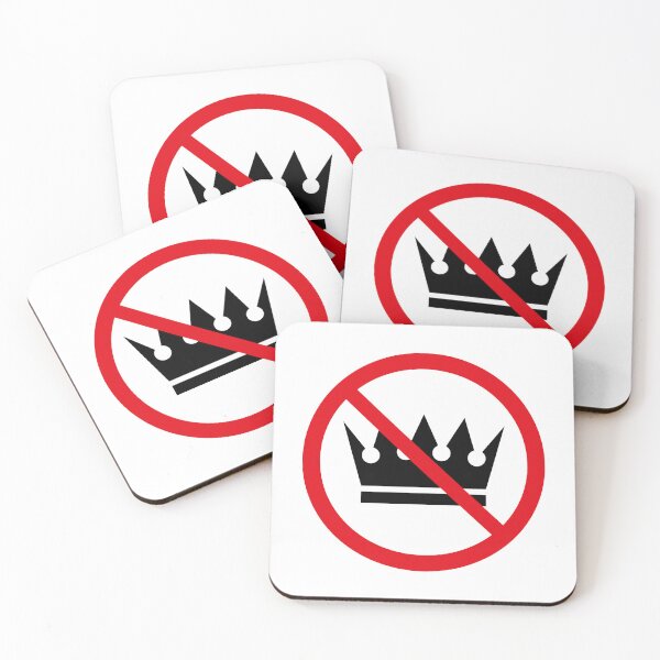Item preview, No Kings! (Protest Sign / POS2C) designed and sold by MrFaulbaum.