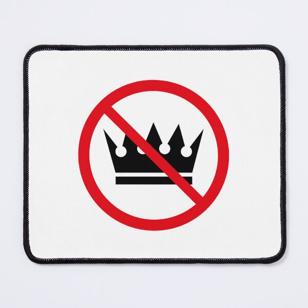 Item preview, No Kings! (Protest Sign / POS2C) designed and sold by MrFaulbaum.