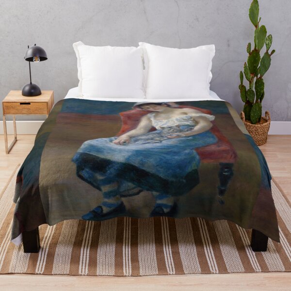 Item preview, Sleeping Girl by Pierre-Auguste Renoir: Cozy Impressionist Fine Art Print designed and sold by artofuniverse.