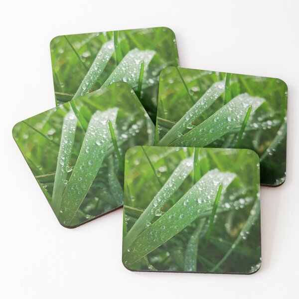 Item preview, Morning Dew Drops on Green Spring Grass designed and sold by Kainicram.
