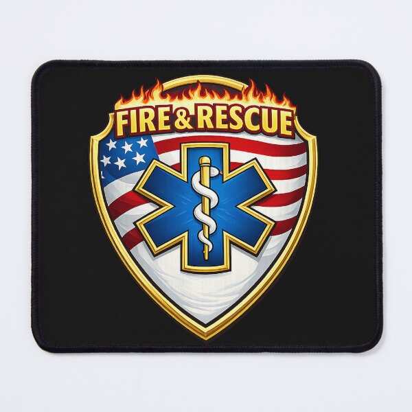Item preview, Fire and Rescue designed and sold by Military Insignia Products.