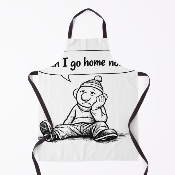 Item preview, Can I Go Home Now – Funny Bored Meme Cartoon designed and sold by Jokememe.